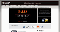 Desktop Screenshot of natural-sound.com